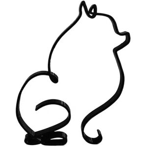 Unbranded (Pomeranian Spitz) Modern Minimalist Metal Dog Sculpture Home Room Decor Statue Unbranded (Pomeranian Spitz) Modern Minimalist Metal Dog Sculpture Home Room Decor Statue