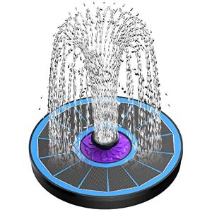 SZMP Solar Fountain 2023 Upgraded 100% Glass Panel, 3.5W Solar Bird Bath Fountai SZMP Solar Fountain 2023 Upgraded 100% Glass Panel, 3.5W Solar Bird Bath Fountai