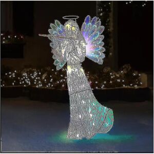 Unbranded (A) Outdoor Angel Statue Luminous Angel Garden Decoration 2d Lighting Acrylic Or Unbranded (A) Outdoor Angel Statue Luminous Angel Garden Decoration 2d Lighting Acrylic Or