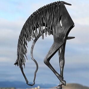 Unbranded (Foraging) Metal Horse Statue Sculpture Home Garden Desktop Art Craft Ornament F Unbranded (Foraging) Metal Horse Statue Sculpture Home Garden Desktop Art Craft Ornament F
