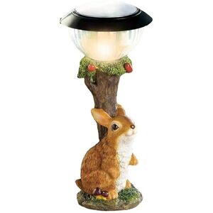 Unbranded Led Solar Light Rabbit Resin Figurine Light Outdoor Garden Lawn Lamp Yard Art Or Unbranded Led Solar Light Rabbit Resin Figurine Light Outdoor Garden Lawn Lamp Yard Art Or