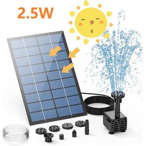 Unbranded 2.5W Solar Water Pump 220L/H, 9V Low-Noise Fountain Pump for Garden, Pond & Bird Unbranded 2.5W Solar Water Pump 220L/H, 9V Low-Noise Fountain Pump for Garden, Pond & Bird