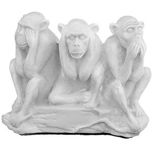 danila-souvenirs Marble Statue Figurine See, Hear, Speak No Evil Three Wise Monk danila-souvenirs Marble Statue Figurine See, Hear, Speak No Evil Three Wise Monk