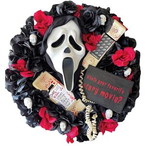 CLOSKYE (wreath) Halloween Screaming Ghost Garland Spooky scary Door Hanging Terrifying CLOSKYE (wreath) Halloween Screaming Ghost Garland Spooky scary Door Hanging Terrifying