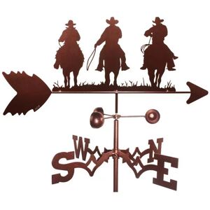 XYLFLY (Three horsemen) Metal Skull Knight Weather Vane Standing Wind Vanes Cottage Wea XYLFLY (Three horsemen) Metal Skull Knight Weather Vane Standing Wind Vanes Cottage Wea