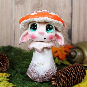 Unbranded (Mushroom Fairy B) Colorful Mushroom Elf Resin Art Piece Creative Home Decor For Unbranded (Mushroom Fairy B) Colorful Mushroom Elf Resin Art Piece Creative Home Decor For
