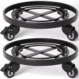 Amagabeli 2 Pack 14 Plant caddy with Wheels Heavy Duty Iron Wheeled Plant Stand Amagabeli 2 Pack 14 Plant caddy with Wheels Heavy Duty Iron Wheeled Plant Stand