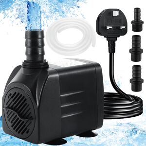 Aimisite Submersible Water Pump 1500L/H 25W Ultra-Quiet with 3 Nozzles for Fountain, Pond Aimisite Submersible Water Pump 1500L/H 25W Ultra-Quiet with 3 Nozzles for Fountain, Pond