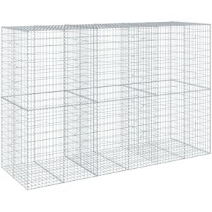 (300 x 100 x 200 cm) vidaXL Gabion Basket with Cover Gabion Raised Bed Gabion Ca (300 x 100 x 200 cm) vidaXL Gabion Basket with Cover Gabion Raised Bed Gabion Ca