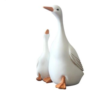 Veeki Lifelike Mother Duck and Ducklings Resin Statue for Patio Yard Decoration - Dura Veeki Lifelike Mother Duck and Ducklings Resin Statue for Patio Yard Decoration - Dura