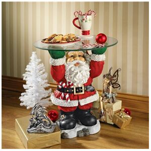winwin Resin Santa Claus Statues Snack Tray Christmas Table Room Decorations winwin Resin Santa Claus Statues Snack Tray Christmas Table Room Decorations