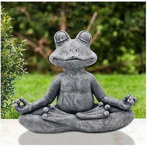 Unbranded Meditating Frog Statue Garden Ornament Outdoor Buddha Zen Yoga Frog Garden Figur Unbranded Meditating Frog Statue Garden Ornament Outdoor Buddha Zen Yoga Frog Garden Figur