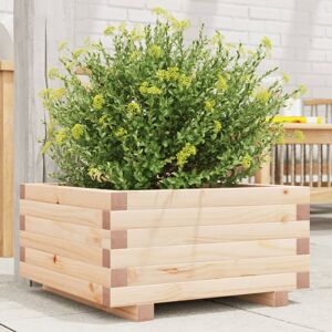 vidaXL Pine Garden Planter 50x50x26.5 cm - Garden Planter vidaXL Pine Garden Planter 50x50x26.5 cm - Garden Planter