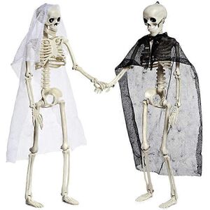 Unbranded 2 Skeleton Full Life Size Poseable Human Halloween Party Prop Haunted House Deco Unbranded 2 Skeleton Full Life Size Poseable Human Halloween Party Prop Haunted House Deco