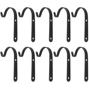 Torribaly Set of 10 Hanging Basket Bracket Hooks Iron Wall Curved Up Plant Hook for Bird F Torribaly Set of 10 Hanging Basket Bracket Hooks Iron Wall Curved Up Plant Hook for Bird F