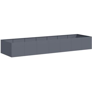 vidaXL Steel Garden Planter 280x80x40 cm - Garden Planter vidaXL Steel Garden Planter 280x80x40 cm - Garden Planter