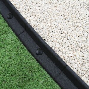 MonsterShop Flexible Lawn Edging - Lawn Edging - Black MonsterShop Flexible Lawn Edging - Lawn Edging - Black