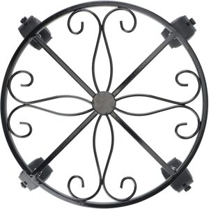 Typecat Plant with Wheels Rolling Stand, Heavy Duty Iron Garden Flower Pot, Potted Locki Typecat Plant with Wheels Rolling Stand, Heavy Duty Iron Garden Flower Pot, Potted Locki