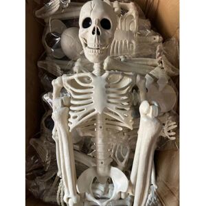 SRJ STAR 90CM Size Halloween Skeleton Model Horror Bone Posable Halloween Decor SRJ STAR 90CM Size Halloween Skeleton Model Horror Bone Posable Halloween Decor
