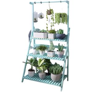 GreenZech (70CM) 3 Tiers Wood Plant Rack Multi-layer Flower Pot Stand Wooden Storage Shelf GreenZech (70CM) 3 Tiers Wood Plant Rack Multi-layer Flower Pot Stand Wooden Storage Shelf