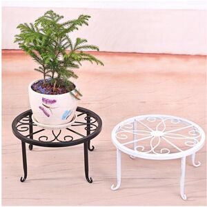 GreenZech (Black) Europeam-style Floor-standing Single-layer Flower Shelf All-match Strong GreenZech (Black) Europeam-style Floor-standing Single-layer Flower Shelf All-match Strong