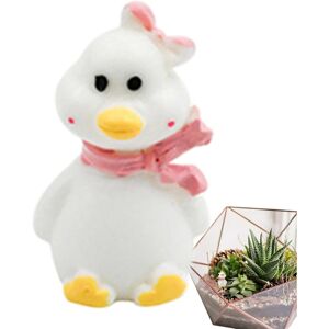 Unbranded (Scarf Duck) Miniature Ducks,Resin Fairy Garden Ducks - Animal Figures, Potted O Unbranded (Scarf Duck) Miniature Ducks,Resin Fairy Garden Ducks - Animal Figures, Potted O