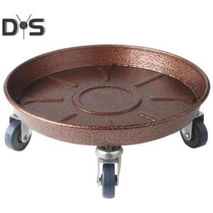 Unbranded (red,bronze, 50cm) Metal Plant Caddy with Wheels Heavy Duty 360-degree Rolling P Unbranded (red,bronze, 50cm) Metal Plant Caddy with Wheels Heavy Duty 360-degree Rolling P
