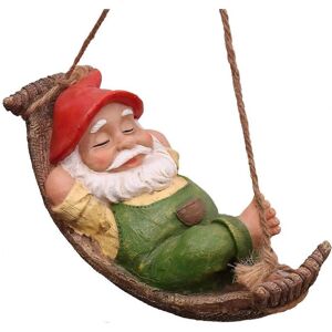 Unbranded Outdoor Hanging Gnome Garden Decoration, Sleeping Gnome Outdoor Statue Unbranded Outdoor Hanging Gnome Garden Decoration, Sleeping Gnome Outdoor Statue
