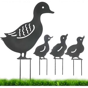 Unbranded (As show, One size) Garden Art Deco Metal Statues,4 Pieces Silhouette Animal Sha Unbranded (As show, One size) Garden Art Deco Metal Statues,4 Pieces Silhouette Animal Sha