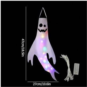 Gaatpot (S13) Halloween Ghost Windsock Day of The Dead Decoration Ghost Windsock Glow in Gaatpot (S13) Halloween Ghost Windsock Day of The Dead Decoration Ghost Windsock Glow in