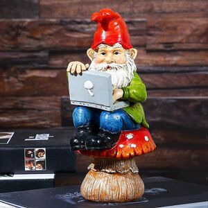 Unbranded (As show, One size) Outdoor Gnome Statue Garden Ornaments Funny Naughty Gnome Ga Unbranded (As show, One size) Outdoor Gnome Statue Garden Ornaments Funny Naughty Gnome Ga