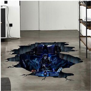 Unbranded (As show, One size) 3D Halloween Wall Decals, skeleton man Halloween Floor Wall Unbranded (As show, One size) 3D Halloween Wall Decals, skeleton man Halloween Floor Wall