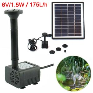 Unbranded Solar Powered Water Pump Kit 175L/H Flow Rate Water Fountain Pump for Bird Bath Unbranded Solar Powered Water Pump Kit 175L/H Flow Rate Water Fountain Pump for Bird Bath