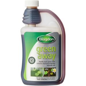 Blagdon Green Away Pond Water Treatment, Clears Green Water and Suspended Algae Blagdon Green Away Pond Water Treatment, Clears Green Water and Suspended Algae