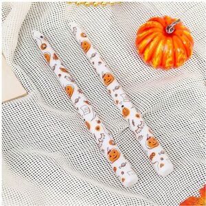 Gaatpot (Ghost Pumpkin (White)) Halloween decorations smokeless and odorless long-stem c Gaatpot (Ghost Pumpkin (White)) Halloween decorations smokeless and odorless long-stem c