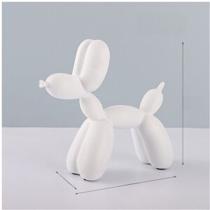Unbranded (White) Balloon Contemporary Dog Resin Statue For Living Room Bar Table Decorati Unbranded (White) Balloon Contemporary Dog Resin Statue For Living Room Bar Table Decorati
