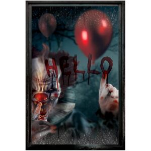 Rubies Killer Clown Window Decoration 80 x 120 cm Rubies Killer Clown Window Decoration 80 x 120 cm
