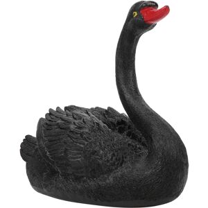Unbranded Outdoor Cute Floating Simulation Black Swan Ornament for Garden Courtyard Decora Unbranded Outdoor Cute Floating Simulation Black Swan Ornament for Garden Courtyard Decora