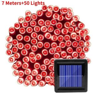 Unbranded (Red, 700cm/275.59in) Christmas Led Garland Fairy Light Outdoor Solar Powered St Unbranded (Red, 700cm/275.59in) Christmas Led Garland Fairy Light Outdoor Solar Powered St