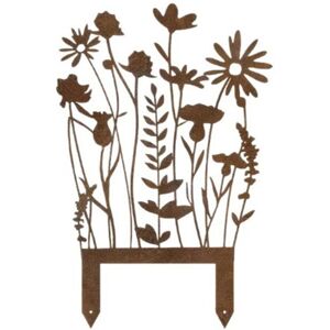 Unbranded Creative Metal Garden Stakes Artistic Flower Decoration Unbranded Creative Metal Garden Stakes Artistic Flower Decoration