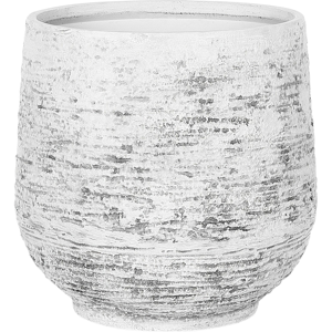 Beliani DIONI Plant Pot - Grey, 32cm, Outdoor Indoor, Weatherproof Beliani DIONI Plant Pot - Grey, 32cm, Outdoor Indoor, Weatherproof