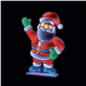 Premier - Santa Entrance Infinity Decoration - 59cm Premier - Santa Entrance Infinity Decoration - 59cm