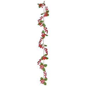 Premier - Holly & Berry Garland - 1.2m Premier - Holly & Berry Garland - 1.2m