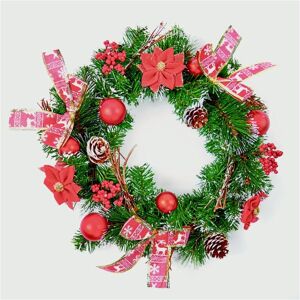 Premier - Dressed Wreath - 40cm Red Premier - Dressed Wreath - 40cm Red