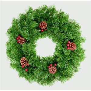 Premier - Wreath With Berries & Cones - 50cm Premier - Wreath With Berries & Cones - 50cm