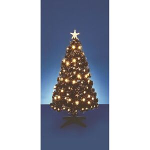 Premier - Fibre Optic Tree Black with Warm White LEDs - 1.8m Premier - Fibre Optic Tree Black with Warm White LEDs - 1.8m