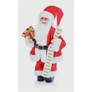Premier - Standing Santa With Glasses - 30cm Red Premier - Standing Santa With Glasses - 30cm Red
