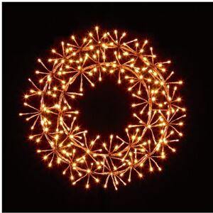 Premier - Rose Gold Wreath Cluster - 45cm Premier - Rose Gold Wreath Cluster - 45cm