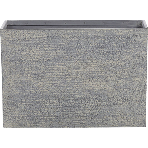 Beliani - Modern Grey Rectangular Plant Pot Edessa - Indoor Outdoor - 50x70x29cm Beliani - Modern Grey Rectangular Plant Pot Edessa - Indoor Outdoor - 50x70x29cm
