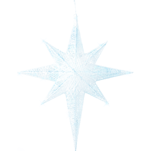 Beliani Wall Decor Star OSMA White - Wall Decor Beliani Wall Decor Star OSMA White - Wall Decor